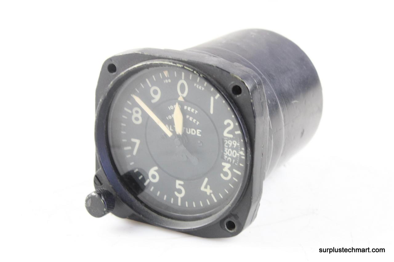 KOLLSMAN AIRCRAFT ALTIMETER PRESSURE INDICATOR AN57604B MFR P/N671CPX