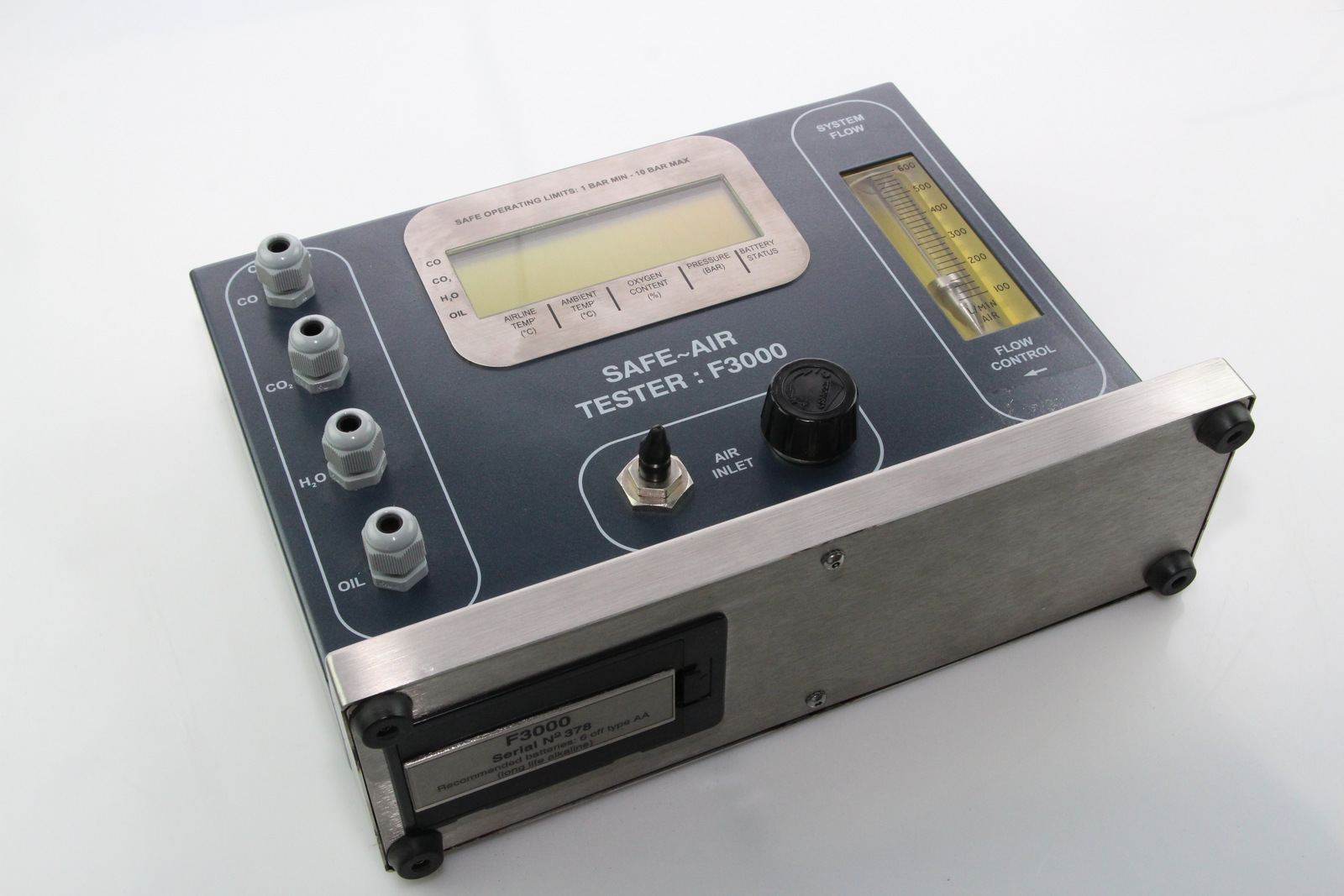 Factair F3000 Safe Air tester with use with Drager Tubes and bag