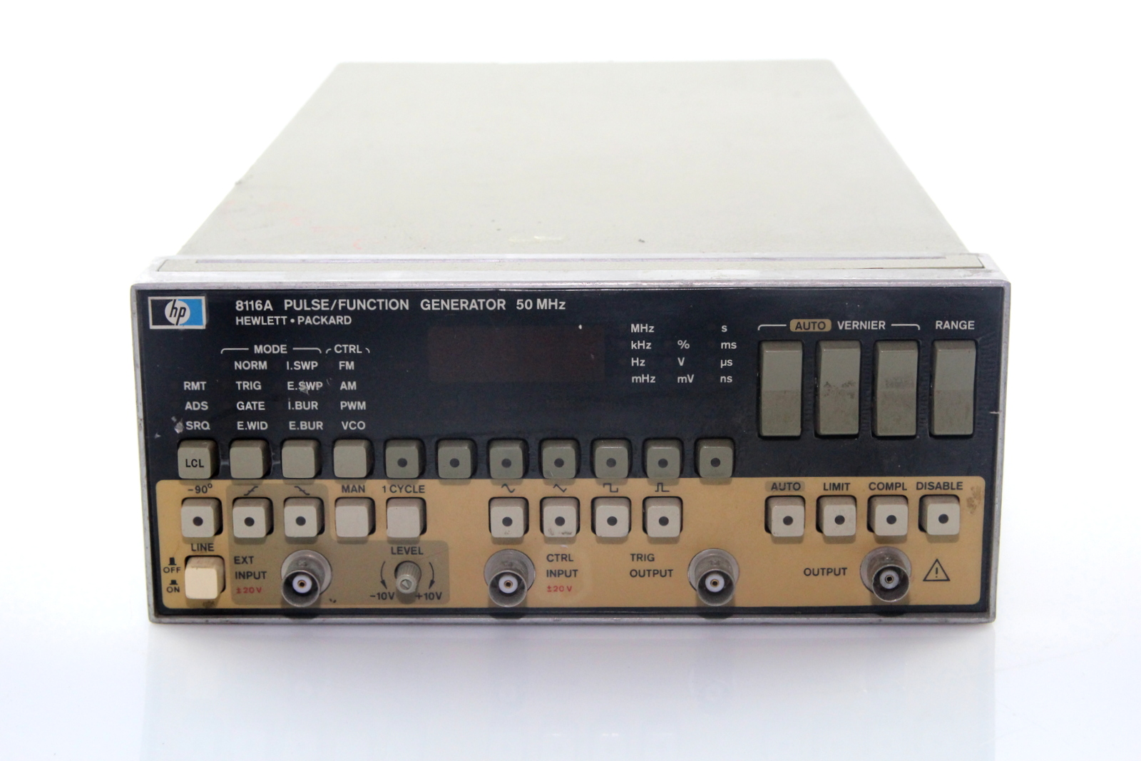 Hewlett Packard HP 8116A Pulse / Function Generator 50 MHz eBay
