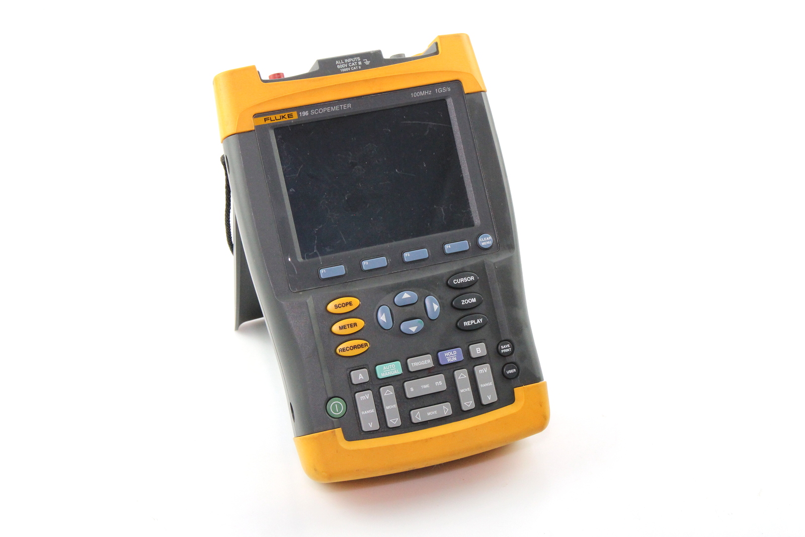 Fluke 196 ScopeMeter 1GS/s DualInput 100MHz HandHeld Color