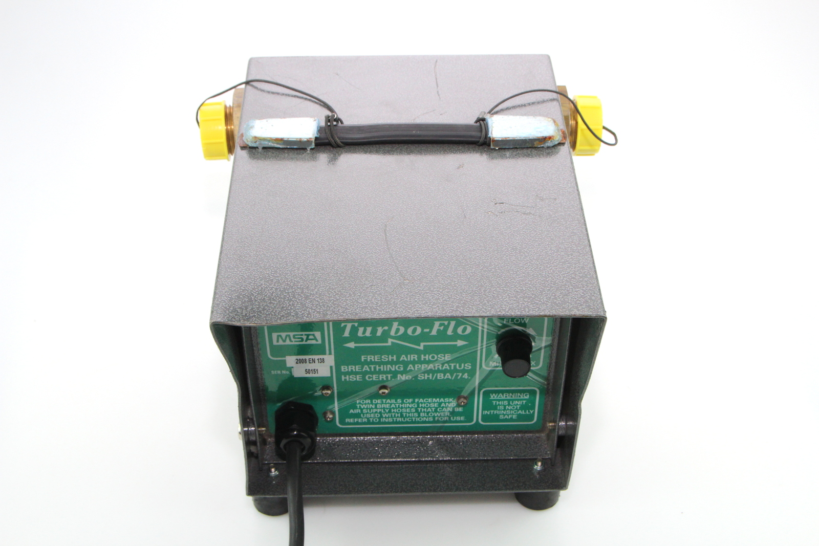 Msa TurboFlo Fresh Air Hose Breathing Apparatus Hse Cert No SH/BA/74