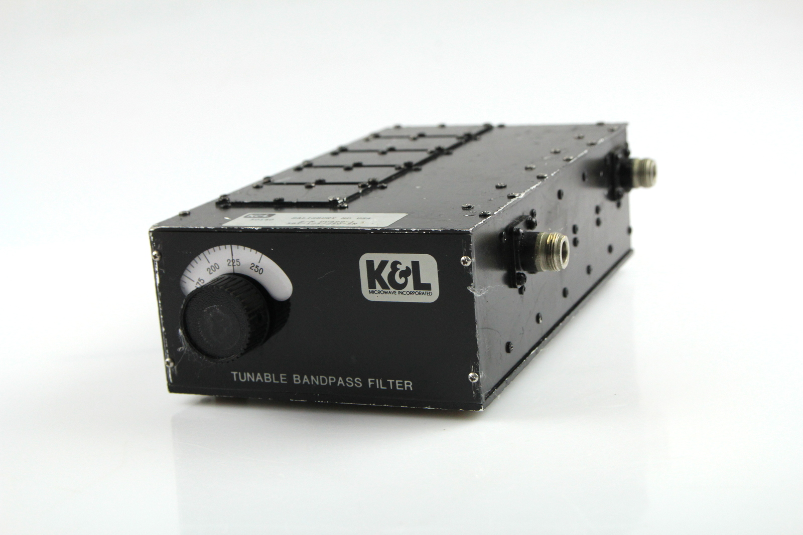 K&L 5BT125/2255N Tunable Bandpass Microwave Filter 125250 MHz eBay