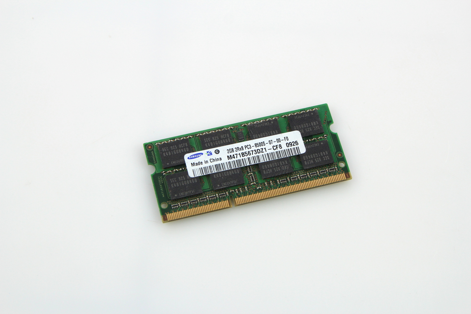 Samsung 6GB 3x2GB PC3-8500 DDR3-1066MHz SO-DIMM 204-Pin RAM Memory ...