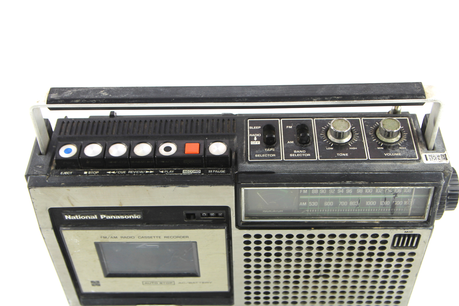 Vintage national panasonic rq 542s fm am radio cassette recorder ebay