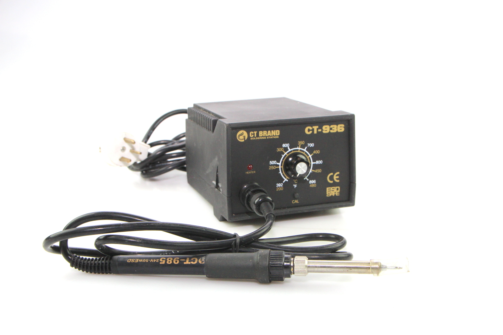 CT BRAND SOLDERING STATION CT-936 W/CT-985 IRON 24V-50WESD USED | eBay