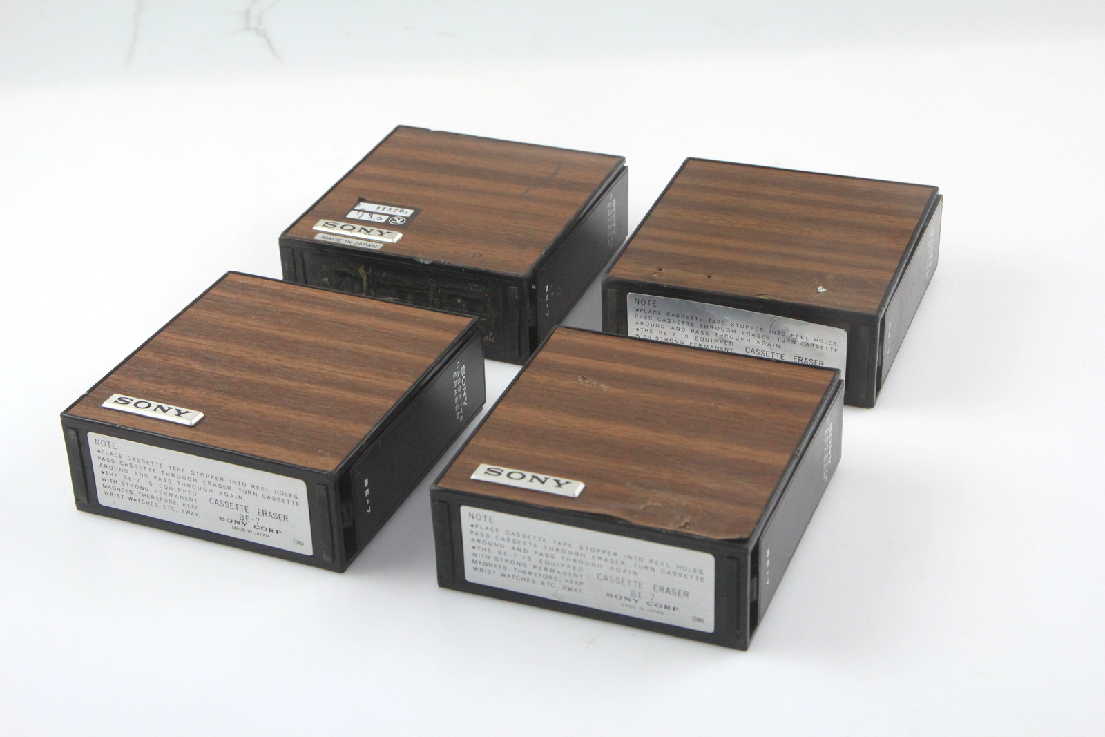 Lot of 4 Vintage Sony BE7 Cassette Eraser eBay