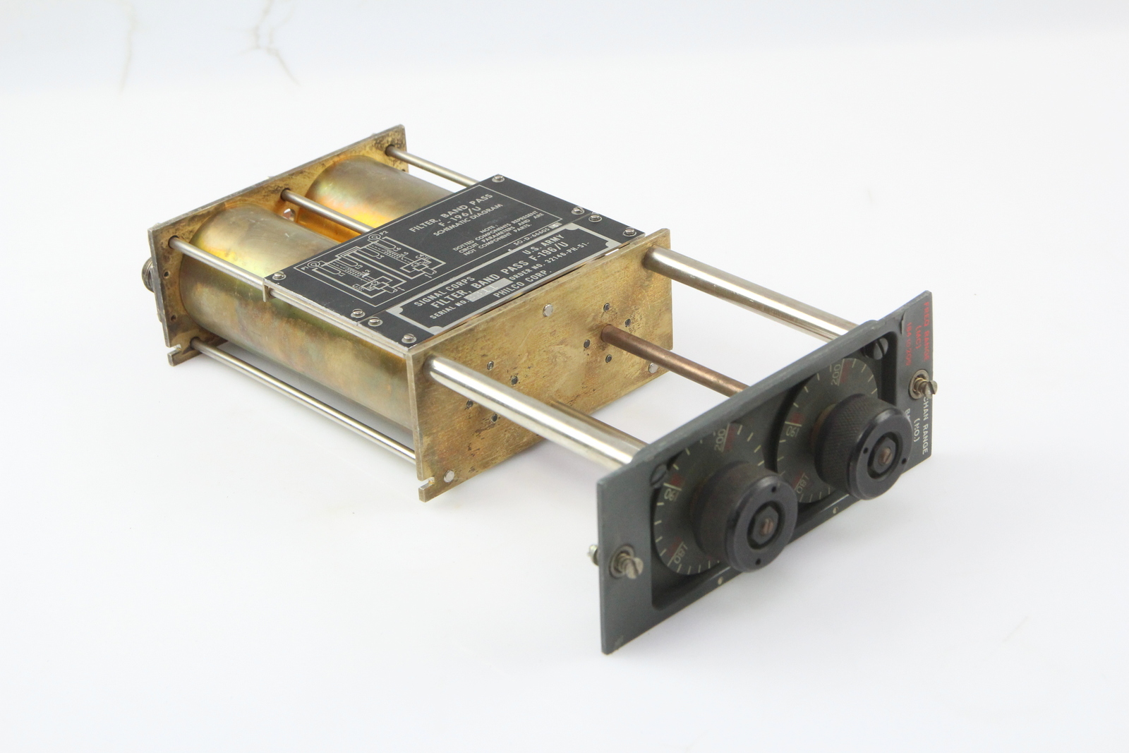 Band Pass Filter Rf Tuned Cavity F 196 U Budd Lewyelectronics Ebay