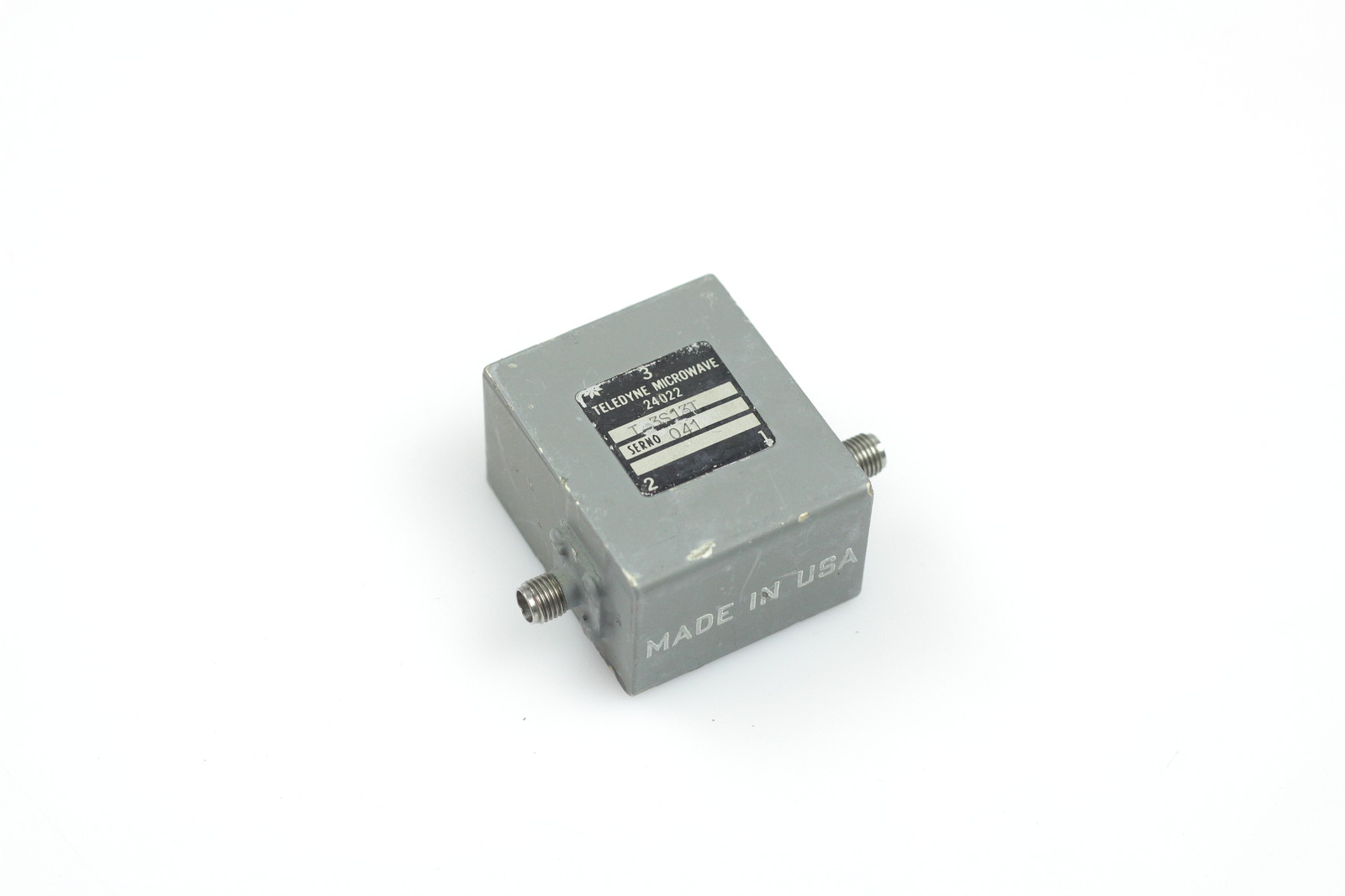 Teledyne Microwave Isolator 2-4 GHz T-2S63T-60 SMA 