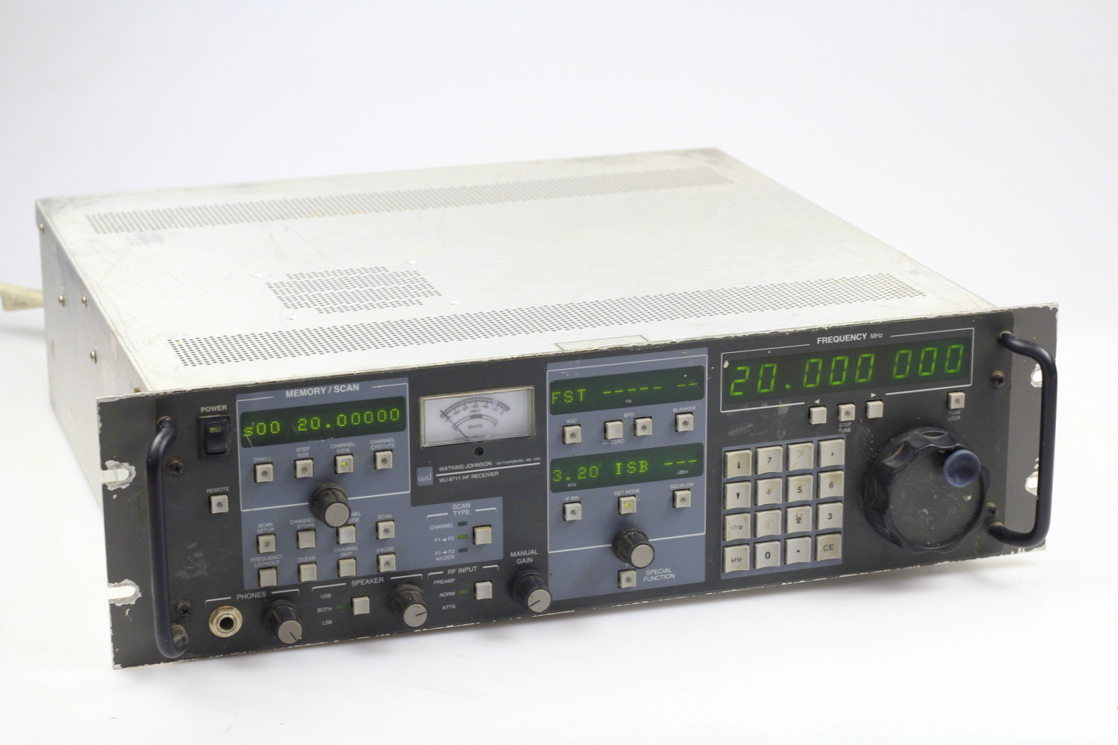 WATKINS JOHNSON WJ8711A HF RECEIVER WJ8711 W/ PRESELECTOR 5 eBay