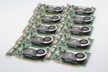Lot of 10 HP NVIDIA QuadroFX 1700 512MB DDR2 PCIe x16 454317-001 Video Card