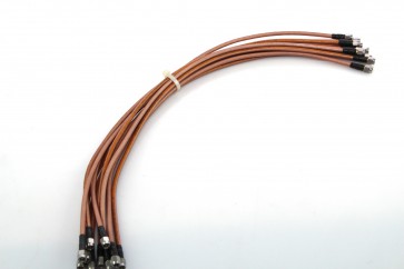Lot of 10 SMA Male plug to SMA plug connector adapter RF RG400 cable 50cm Tensolite