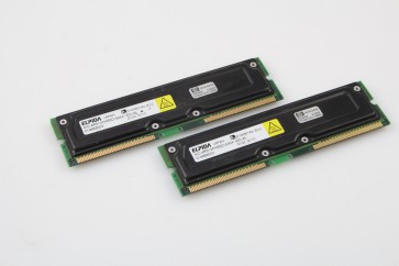 4XElpida 800-45 512MB RDRAM ECC RIMM MEMORY MC-4R512FKE8D-845A HP:1818-8458
