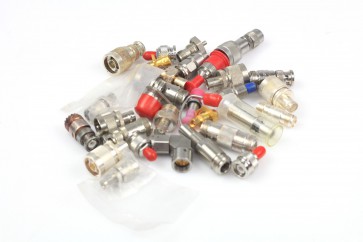 LOT OF 30 DIFFRENT TYPES OF ADAPTER SMA BNC TNC & More....