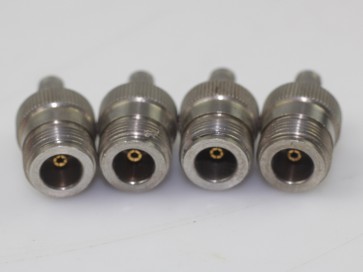N Type Female to sma male adapter connector lot of 4