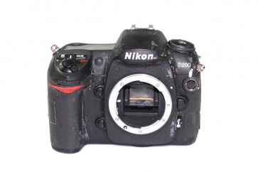 lot of 2 Nikon D200 10.2MP Digital SLR Camera Body Only