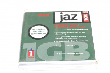 Lot of 4  IOMEGA JAZ Disks 1GB Formatted for Macintosh Backup Storage
