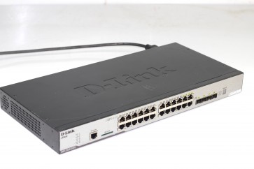 D-Link DGS-3120-24TC 24 Port PoE Gigabit Ethernet Network #