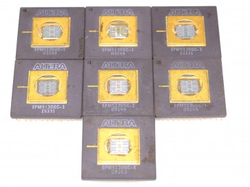 Lot of 7 Altera EPM5130GC-1 Erasable Programmable Matrix Gold PGA EPLD