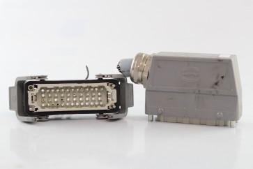 Harting PC-GF20 Base Panel Connector Housing Heavy Duty male/female 17pin