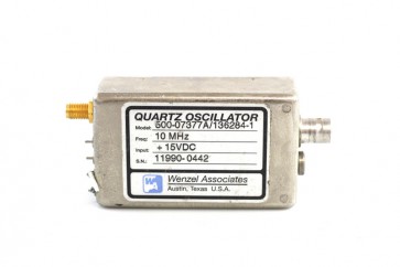 Wenzel 500-07377A / 136284-1 10 MHz, +15 VDC, Quartz Oscillator
