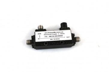 Response Microwave RMCO6.2000-8000Sf 6 dB,Directional Coupler 2-8GHz