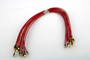 5XMCX(Male) Right Angle Gold to MCX(Male) Right Angle Gold FLEXFORM 405 Cable 55CM