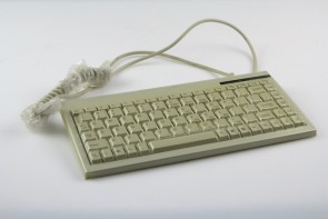 WHITE MINI KEYBOARD ACK-595 W/ 5 PIN CONNECTOR