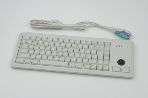 CHERRY G84-4420LPBEU-0 15IN ULTRA SLIM INT L 83 KEYBOARD PS/2 port grey