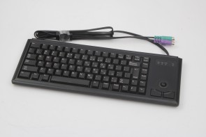 CHERRY G84-4420LPBEU-2 15IN ULTRA SLIM INT L 83 KEYBOARD PS/2 port Black