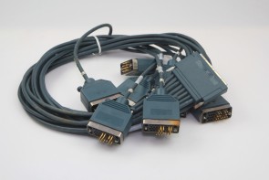 CISCO CAB-OCT-V35-MT 8 Lead Octal Cable and 8 Male V35 DTE Connectors