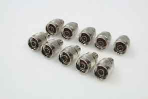 Lot of 20 N Type Male plug to F Female Jack Straight RF Coaxial Adapter Connector