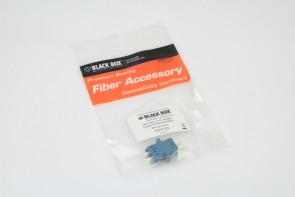 Lot of 50 Black Box Fiber Optic LC/LC Adapter Duplex Multimode Plastic Bronze Sleeve FOT123