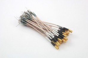 Lot of 14 20cm Coax Cable Female SMB Plug to Solder Pigtail