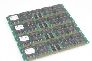 Lot of 4 Samsung 128MB EDO ECC Buffered 168-Pin DIMM Memory M372F1600CJ0-C60
