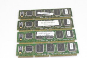 Lot of 4 MPC2106CDG66 512KB and 1MB BurstRAM Secondary Cache Modules for PowerPC PReP/CHRP Platforms