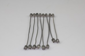 Lot Of 8 MINIBEND SMA M to SMA M,RF Coaxial Cable R-6 15cm