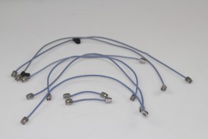 Lot Of 8 MINIBEND SMA M to SMA M,RF Coaxial Cable R-16,R9,R8 2cm,40cm