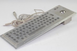 IP65 Vandal Resistant Panel Mount Proof Keyboards Industrial Keypad Trackball
