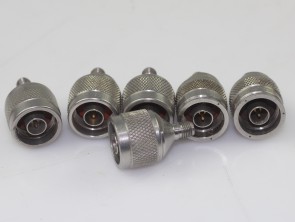 RP-SMA Female Jack to N Male Type Plug RF Coax Adapter Coaxial Connector lot of 6