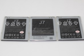 Lot of 3 Samsung EB-BJ700CBE Galaxy Battery J7 SM-J700 Series J700f J700h 3000mah