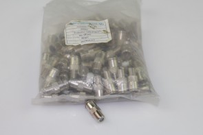 Lot of 95 F-type Quick Push-On Adapter Male - Female Coax Coaxial Cable Connector