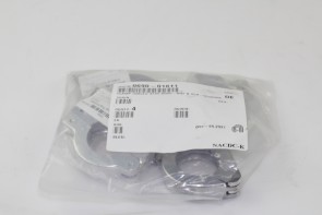 lot of 4 amat 0690-01811clamp hinged kf25 wing-nut&scr-closure