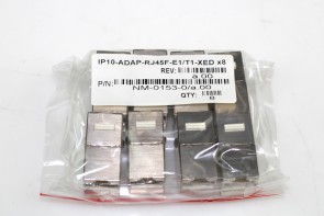 Lot of 16 Modular Coupling Networks Adapter IP10-ADAP-RJ45F-E1/T1-XED