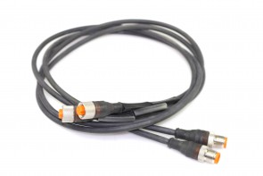 Lot of 2 Lumberg RST5-RKT5-228/1M Sensor Cable