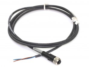 Lot of 2 Lapp Kabel Stuttgart AB-C4-2,0PUR-M12FS Sensor/Actuator Cable 2meter