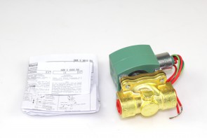 ASCO 8210G001 Red Hat Solenoid Valve 3/8" Pipe 5-100 Water PSI Air 5-125 302373 #2