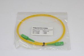 LOT OF 25 SC/APC-SC/APC-SM-SX-3.0-9/125-5M Fiber optic Patch cable