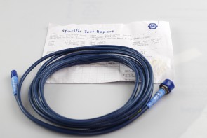 Huber Suhner 2m Cable Sucoflex 100/104E 0-18GHZ Coax TNC To SMA