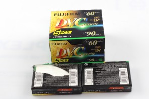 LOT OF 7 FUJIFILM DVC Mini DV SP 60min LP 90min DVM60 Digital Video Cassette