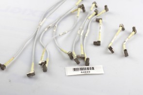 lot of 11 amphenol SMB female to female right angle pigtail cable
